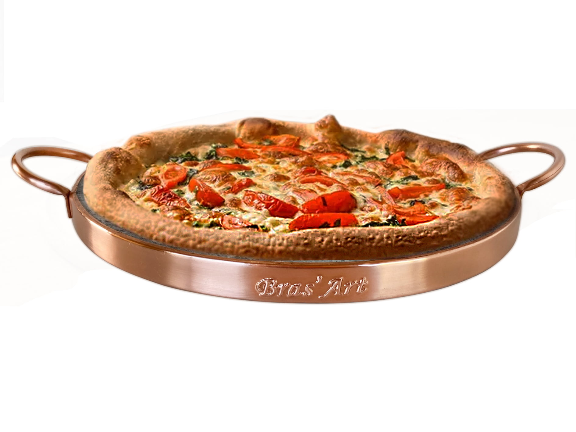Forma Para Pizza De Pedra Sabão. Com 37 Cm De Diâmetro 