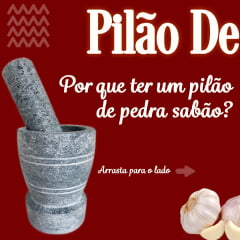 Kit Caipirinha Drink Utensilios De Pedra Sabão 