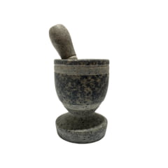 Pilão de pedra sabão miniatura decorativo